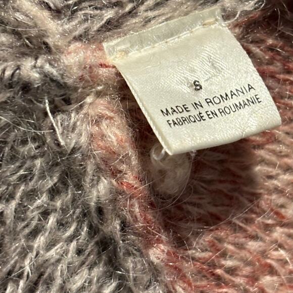 Anthro Knitted & Knotted Cody Peplum Open Front Cardigan Sweater - size Small - Picture 7 of 8